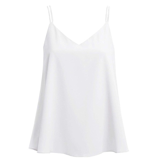 ‘KARLA’ V-Neck Chiffon Layered Camisole - Picture 4 of 4